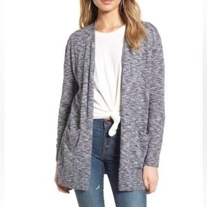 Madewell Summer Ryder Cardigan Heathered Gray XS Extra Small duster